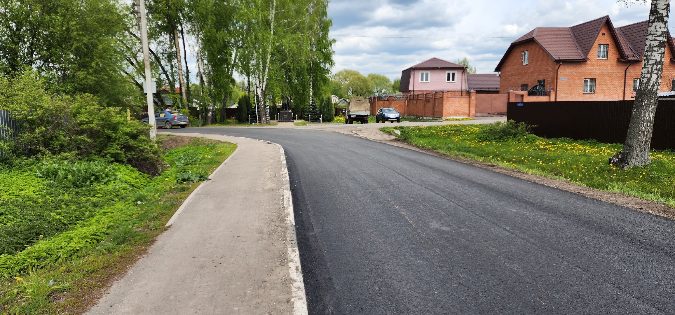раменское, дороги, отремонтирована дорога на улице Октябрьской в Дергаево,