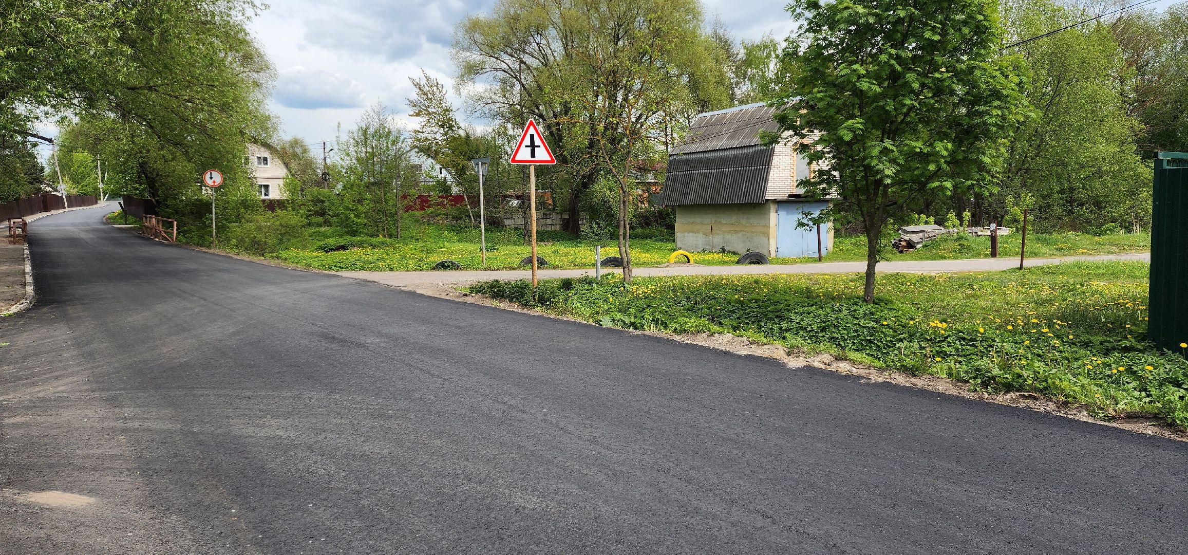 раменское, дороги, отремонтирована дорога на улице Октябрьской в Дергаево,