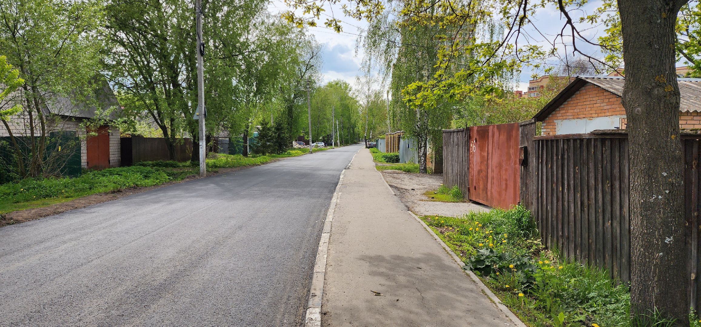 раменское, дороги, отремонтирована дорога на улице Октябрьской в Дергаево,