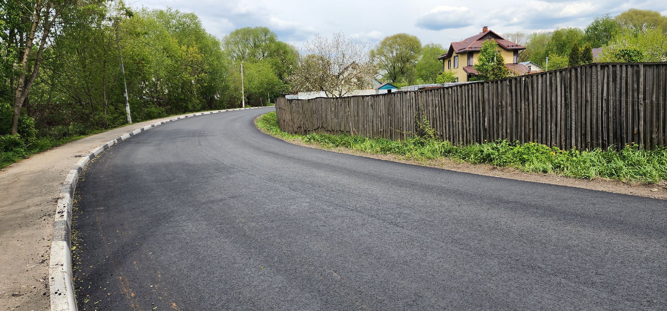 раменское, дороги, отремонтирована дорога на улице Октябрьской в Дергаево,