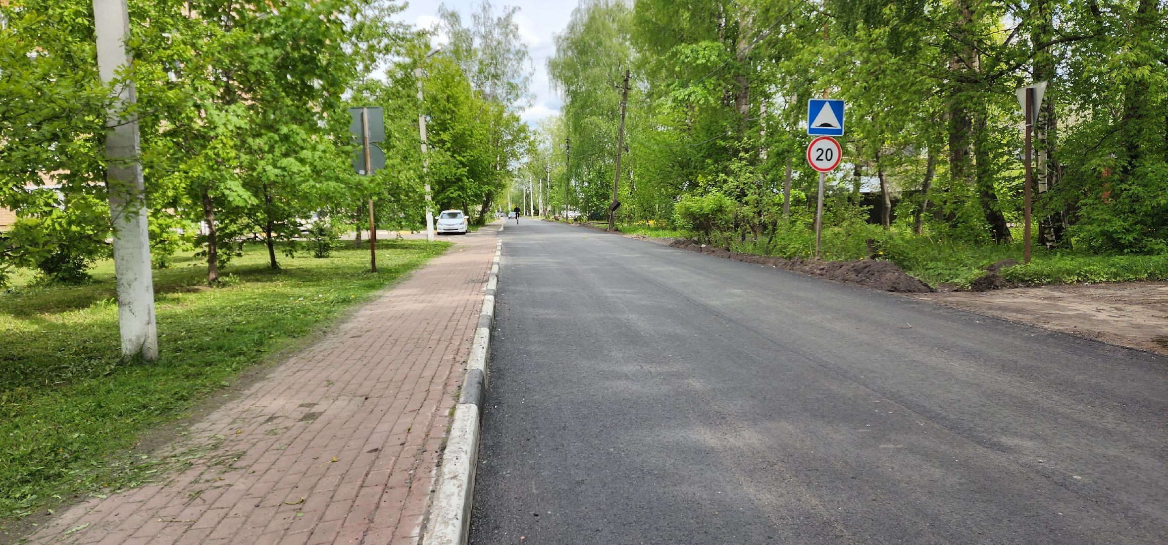 раменское, дороги, отремонтирована дорога на улице Октябрьской в Дергаево,
