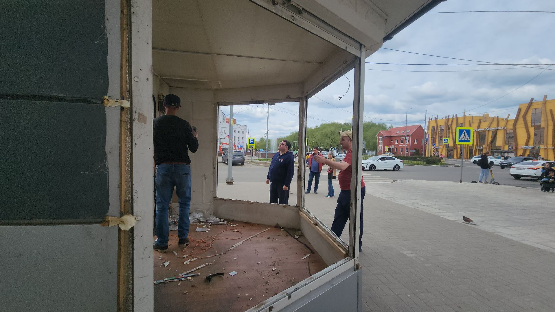 Снос, Киоск, лобня,