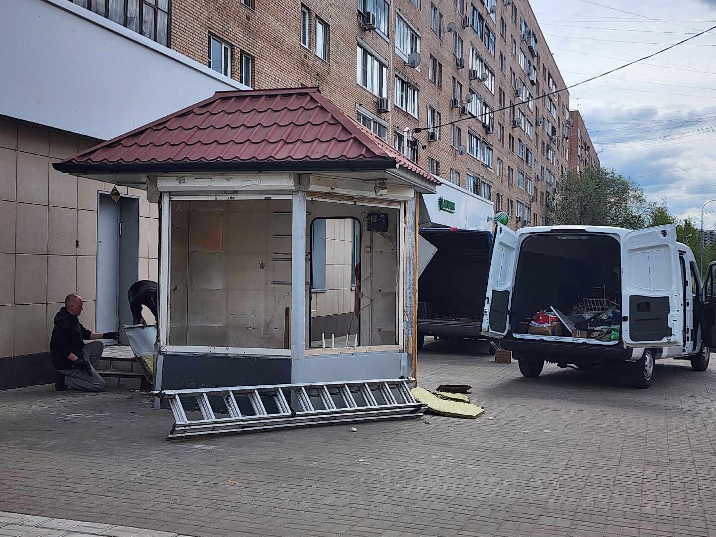 Снос, Киоск, лобня,