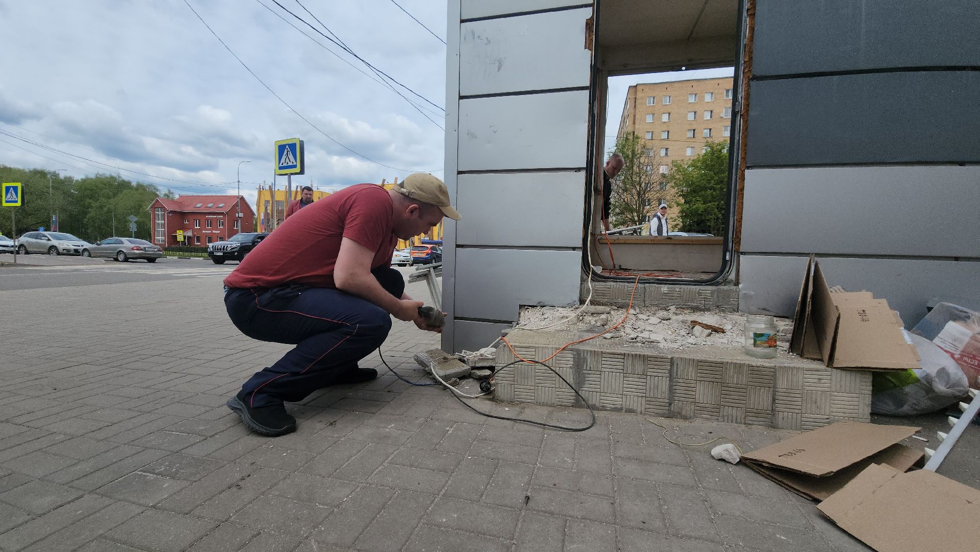 Снос, Киоск, лобня,