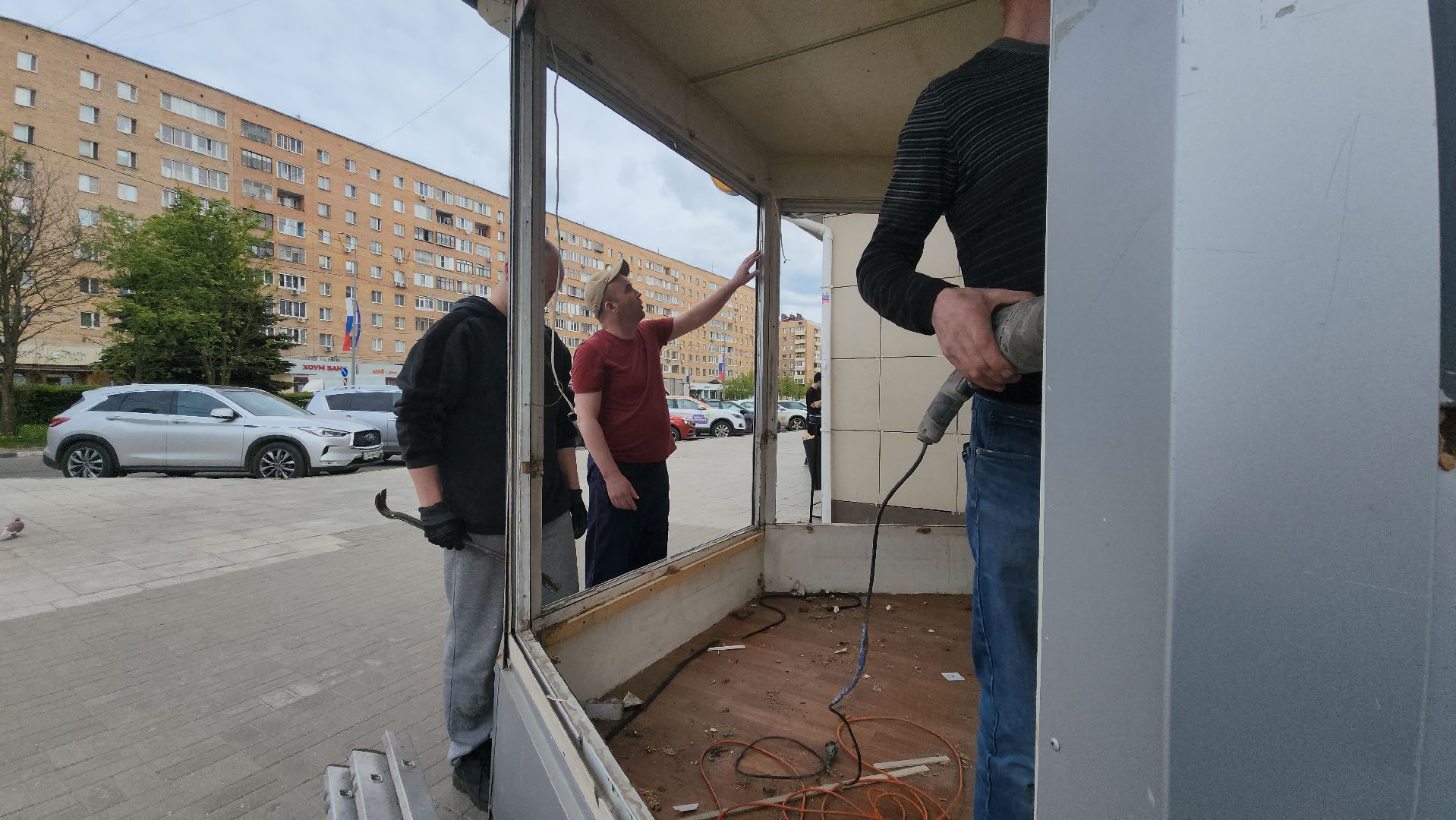 Снос, Киоск, лобня,