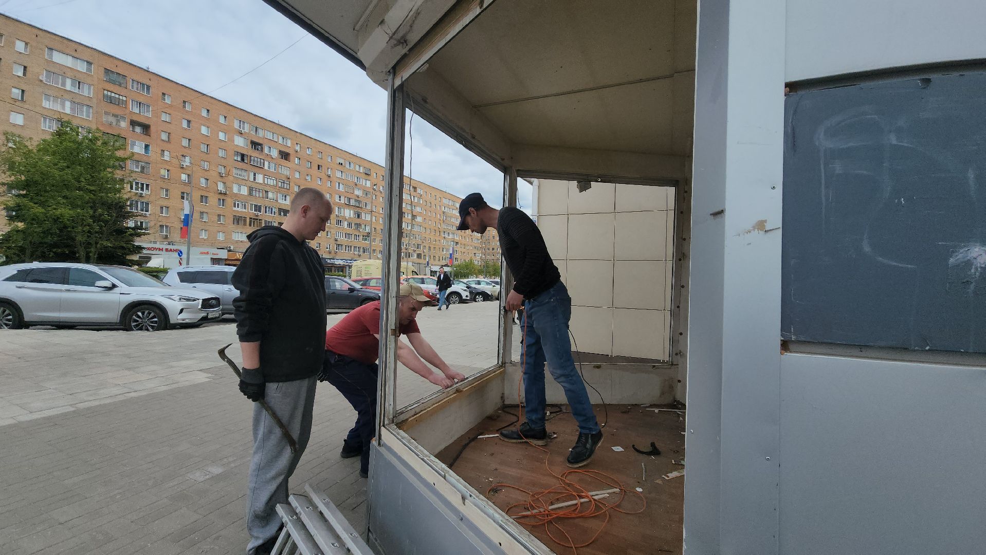 Снос, Киоск, лобня,