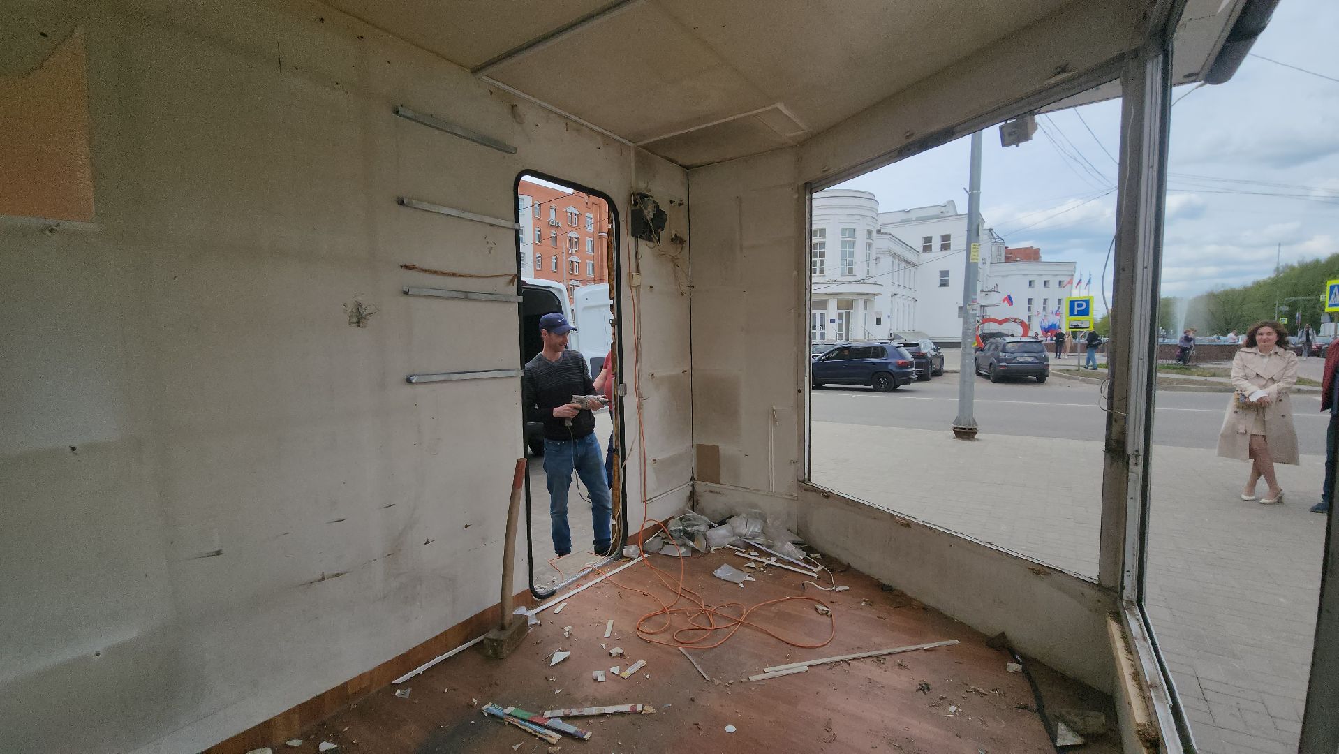 Снос, Киоск, лобня,