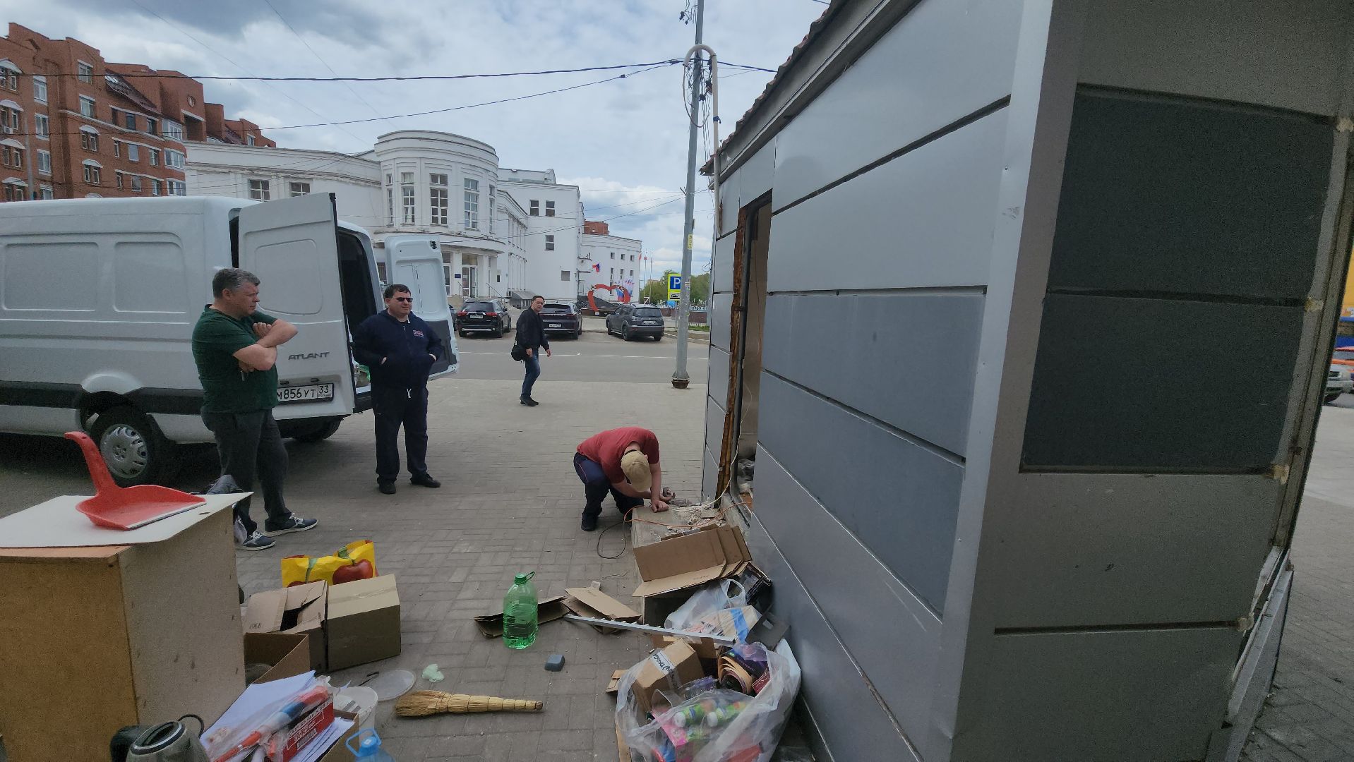 Снос, Киоск, лобня,