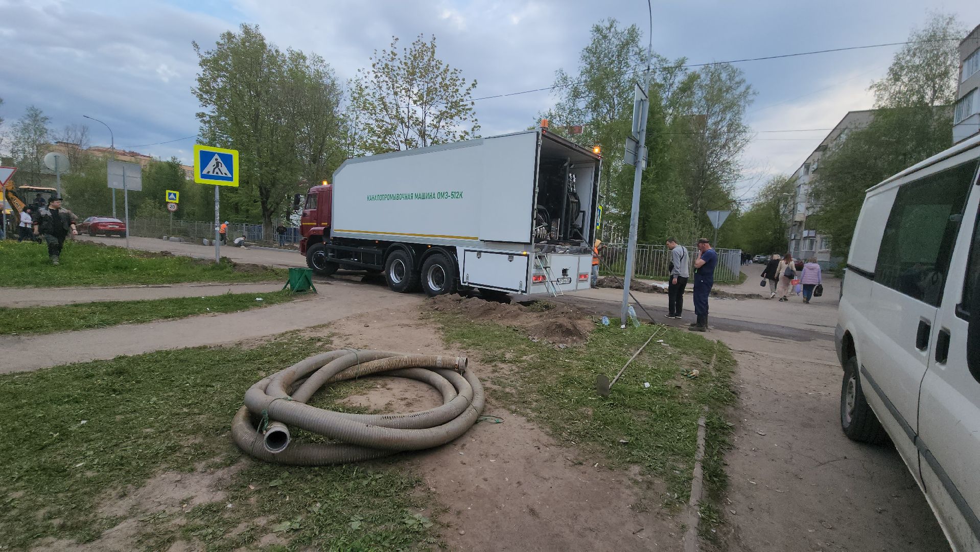 Лобня,ливневки, Реконструкция,