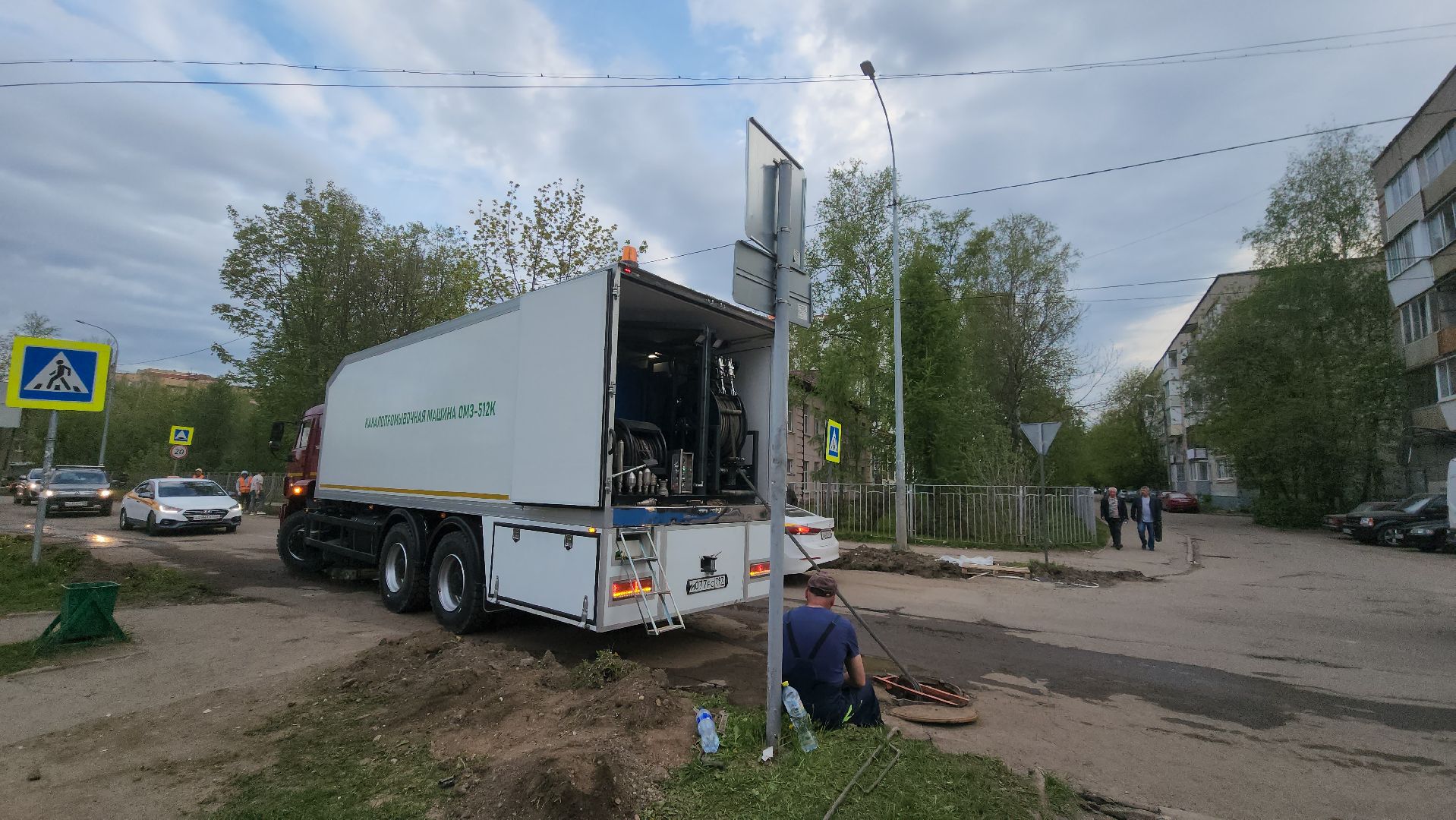 Лобня,ливневки, Реконструкция,