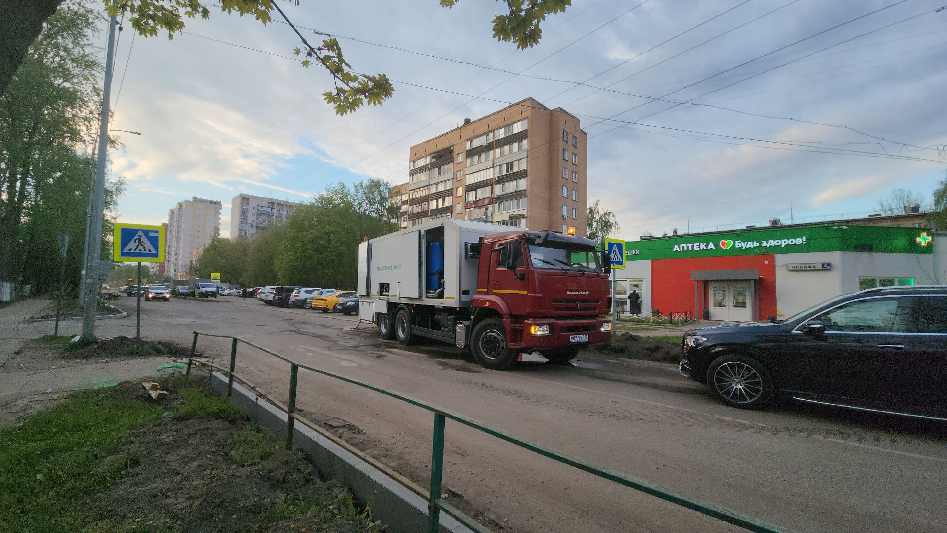 Лобня,ливневки, Реконструкция,