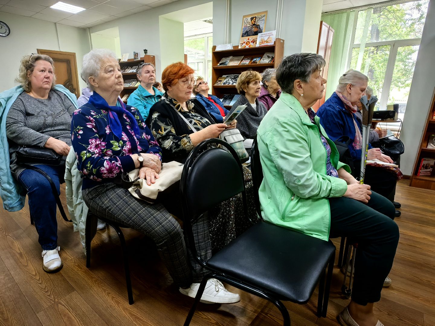 школа здоровья, лекция, врач, долголеты, гимнастика,