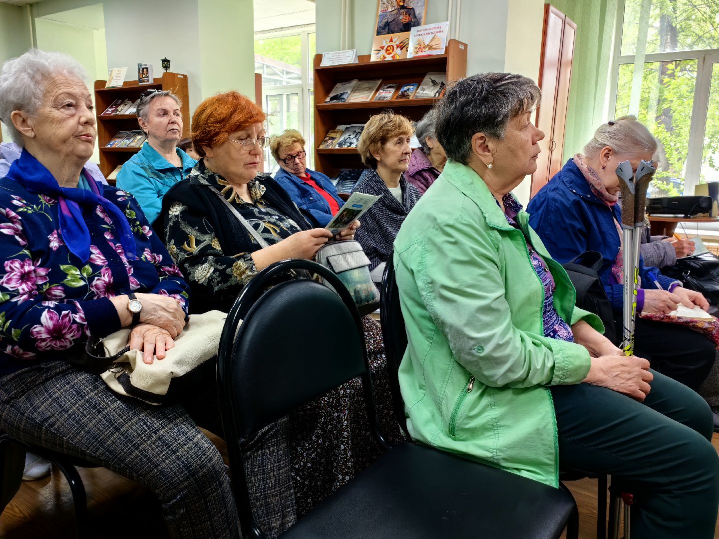 школа здоровья, лекция, врач, долголеты, гимнастика,