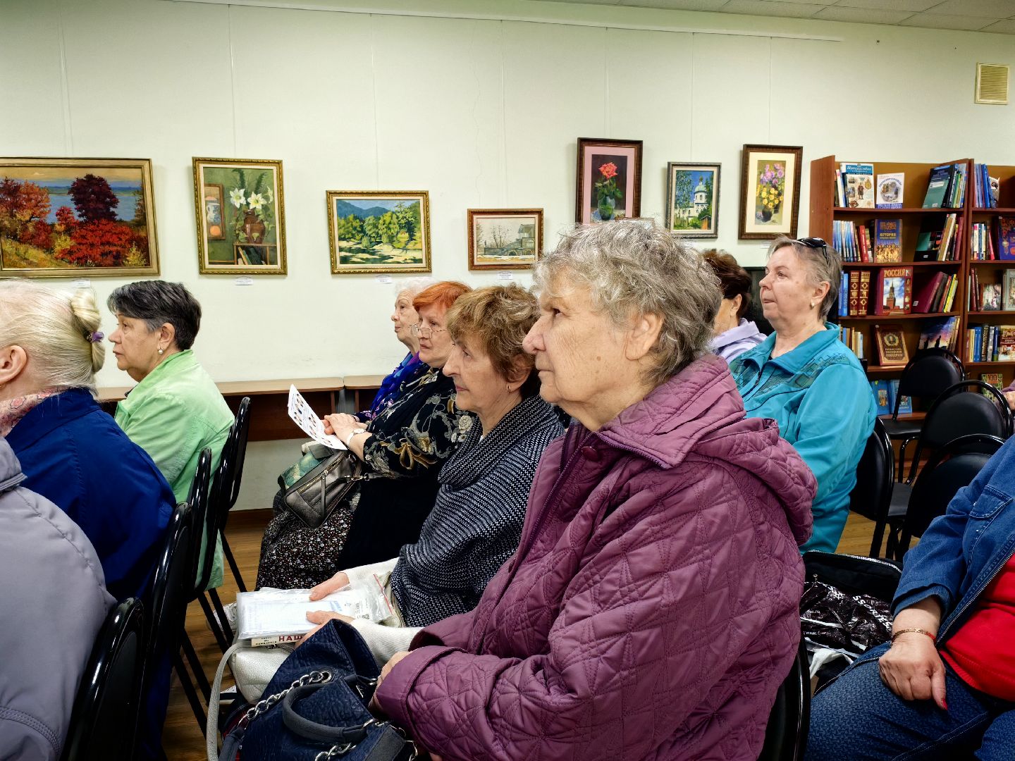 школа здоровья, лекция, врач, долголеты, гимнастика,