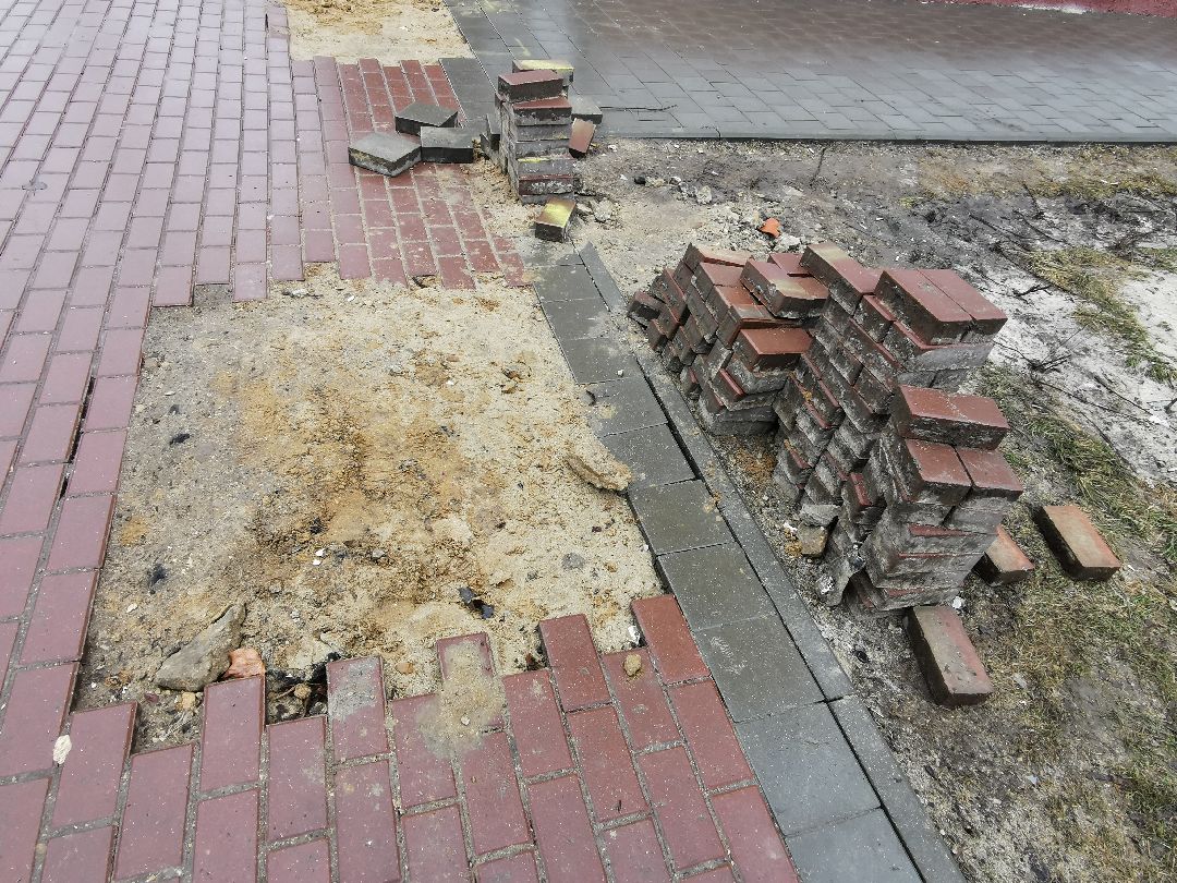 Подольск, тротуар, благоустройство