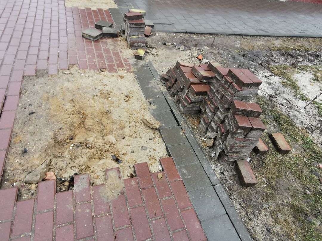 Подольск, тротуар, благоустройство