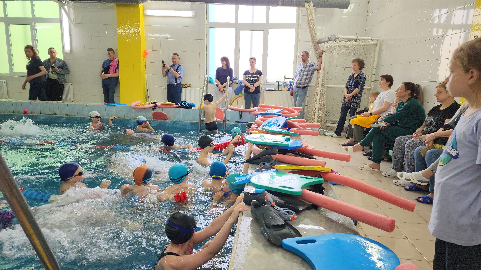 плавание, лобня, Открытый урок,