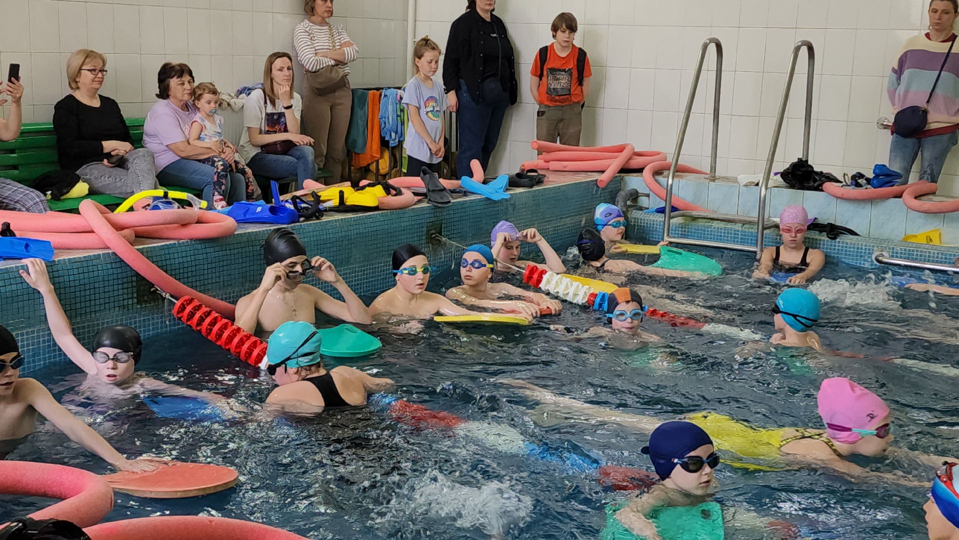плавание, лобня, Открытый урок,