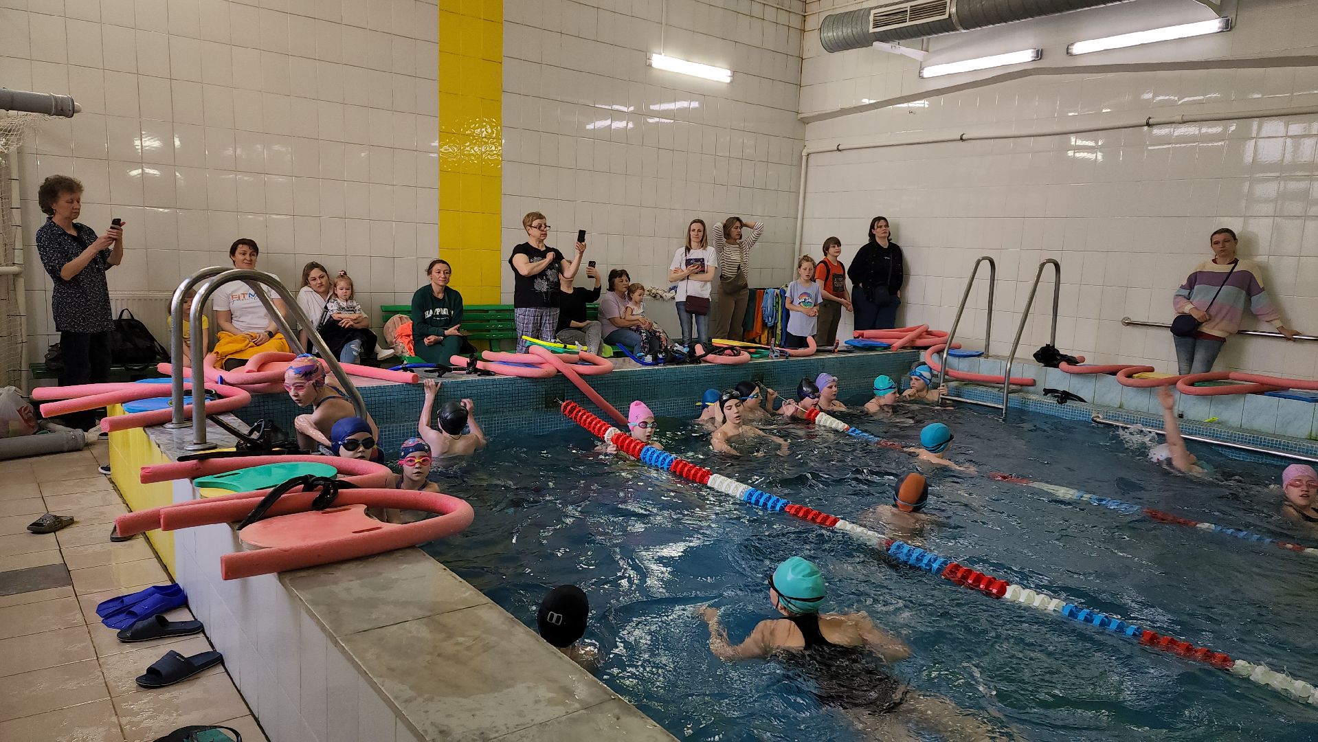 плавание, лобня, Открытый урок,