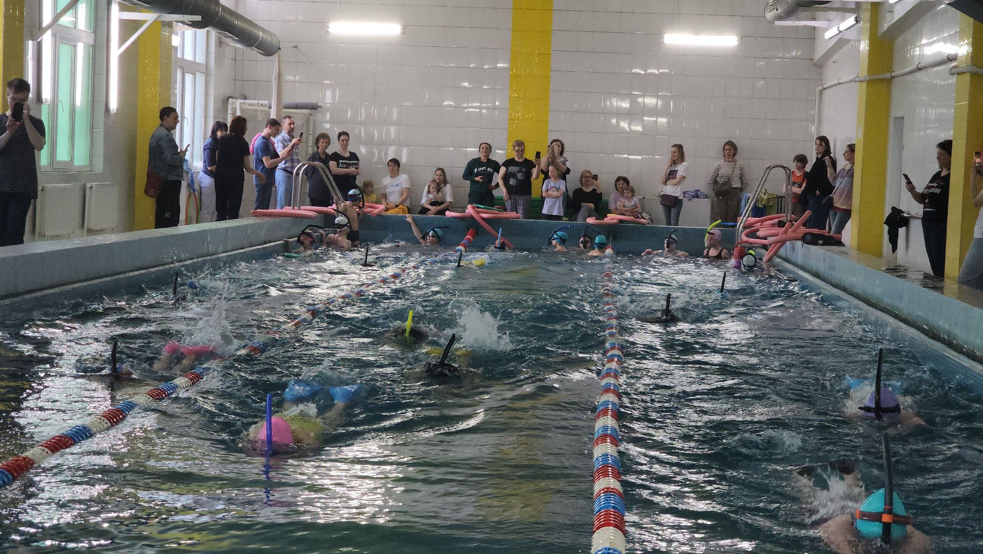 плавание, лобня, Открытый урок,