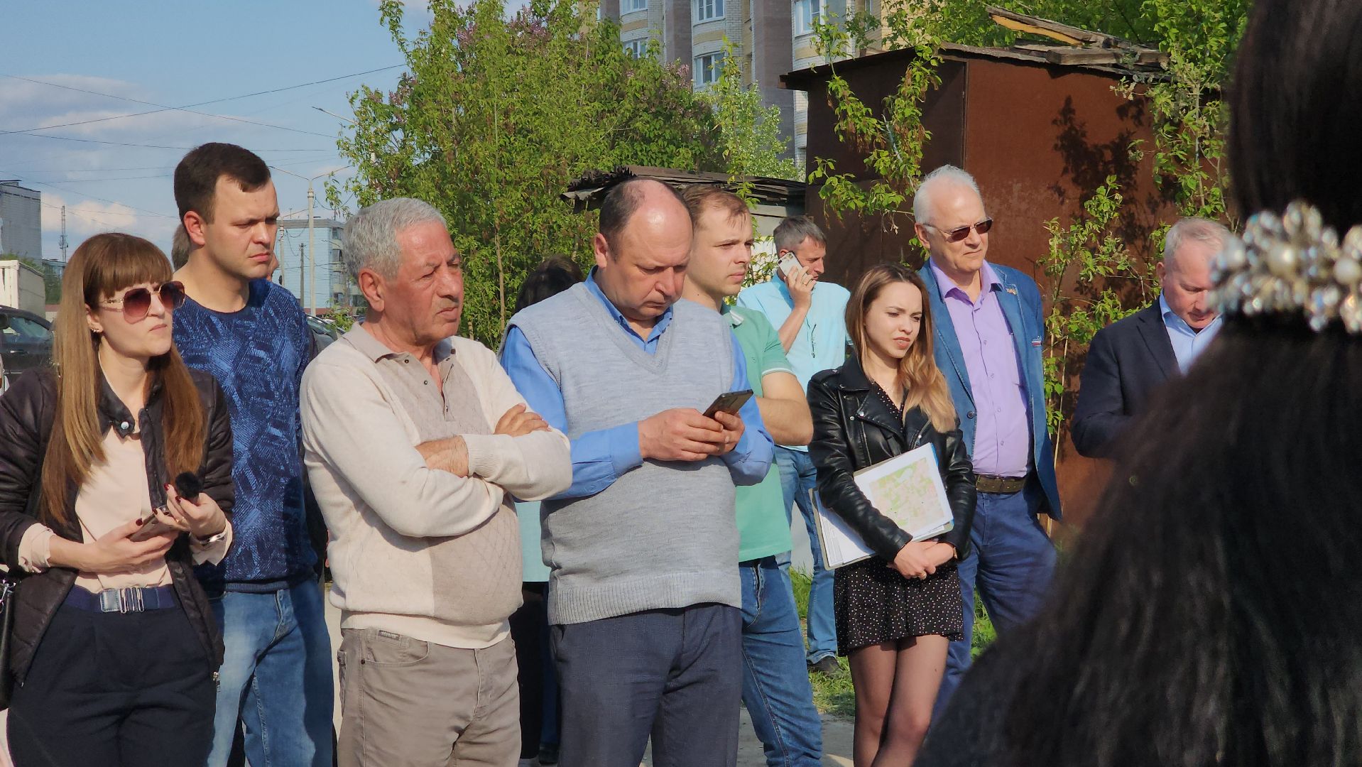 павлово-посадский городской округ, электрогорск, власть, выездная администрация, встреча, дороги,