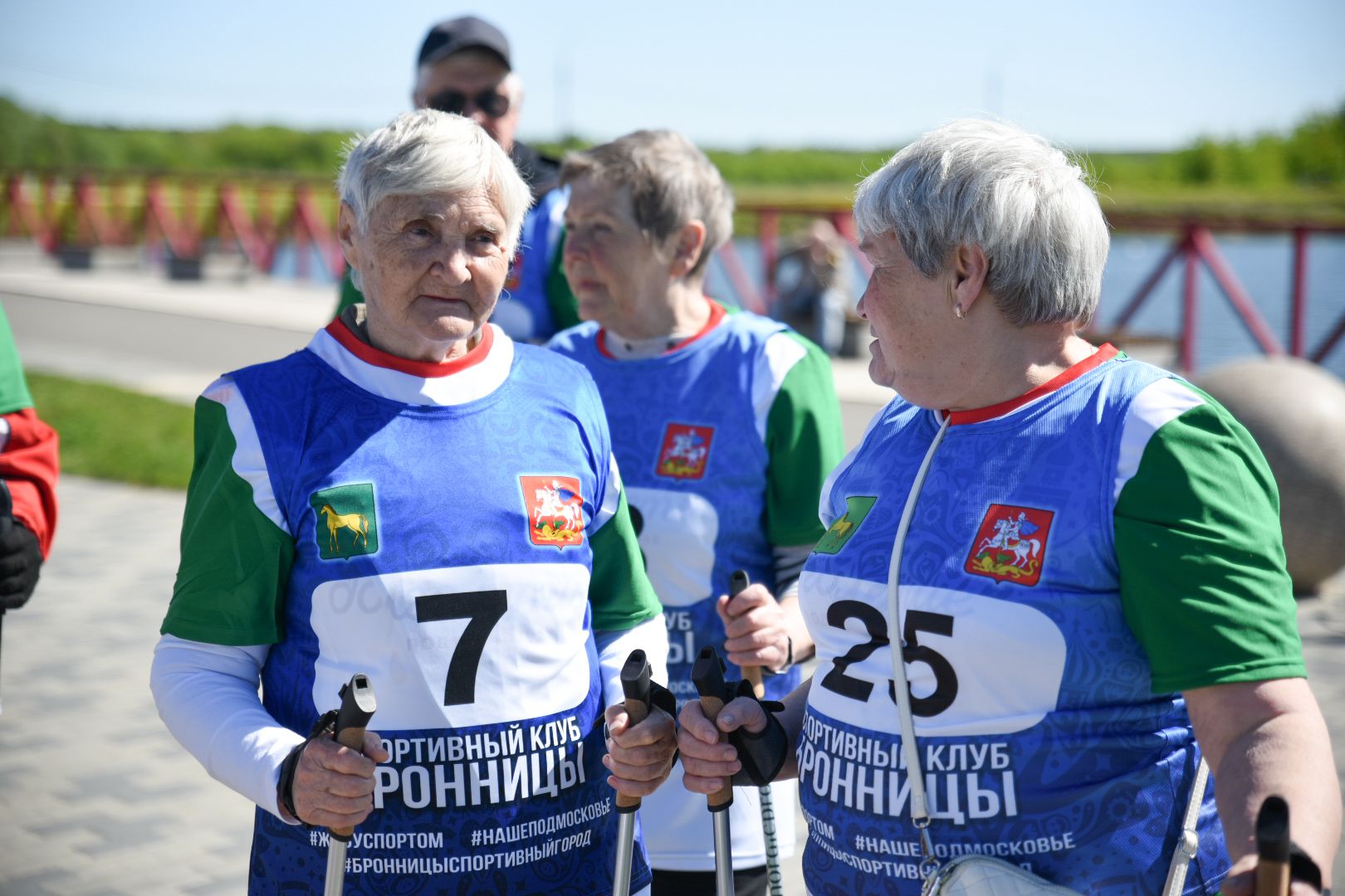 Бронницы, Активное долголетие, Марпфон, Скандинавская ходьба, Марафон по по ходьбе,