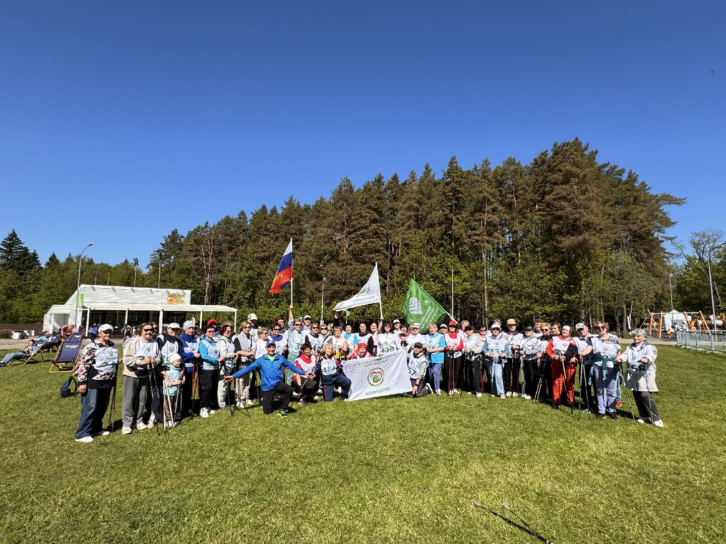 Одинцово, активное долголетие, скандинавская ходьба,