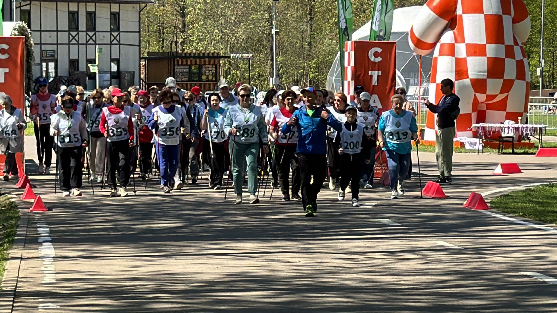 Одинцово, активное долголетие, скандинавская ходьба,