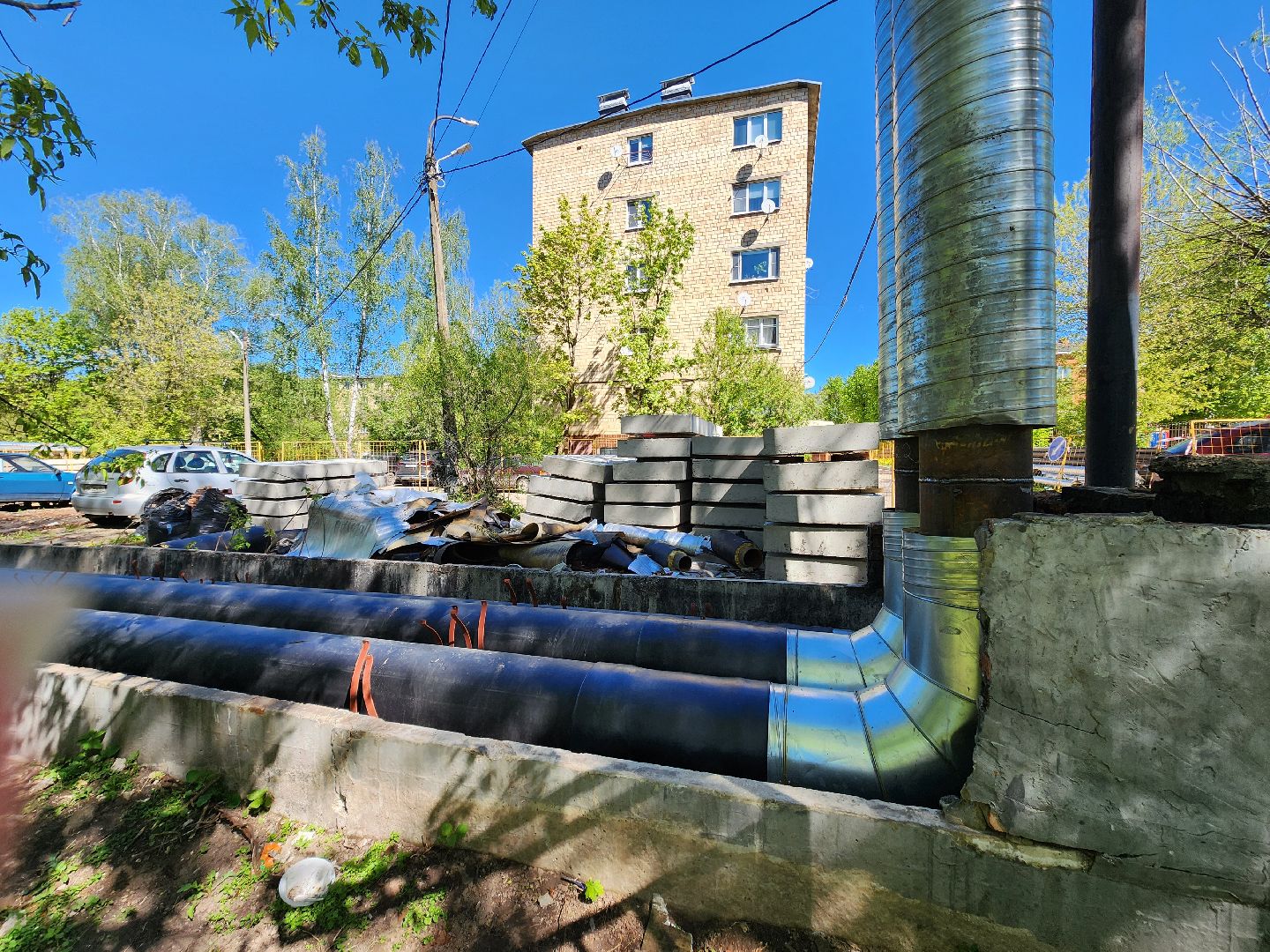 ремонт теплотрассы, теплоснабжение, теплосети, капитальный ремонт,