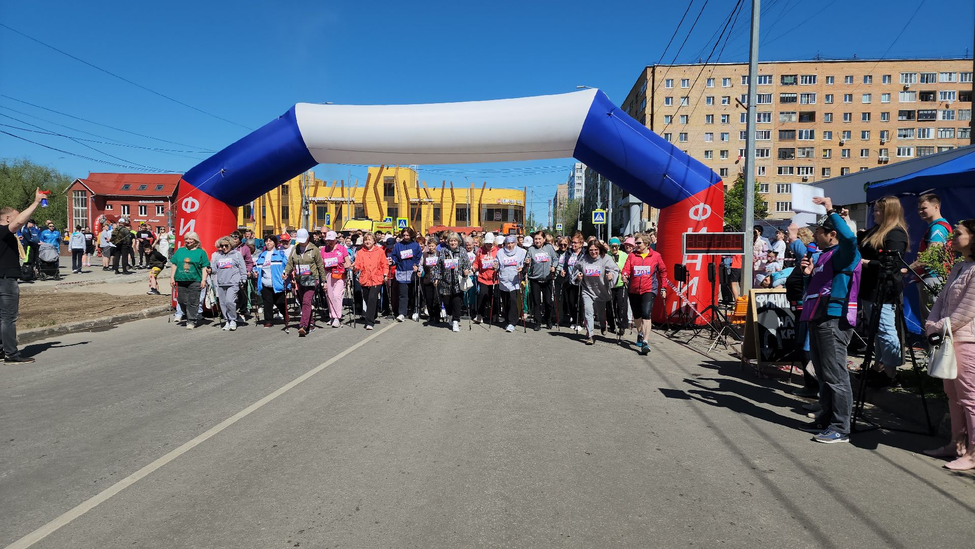 Пробег Ржищина, активное долголетие, Лобня,