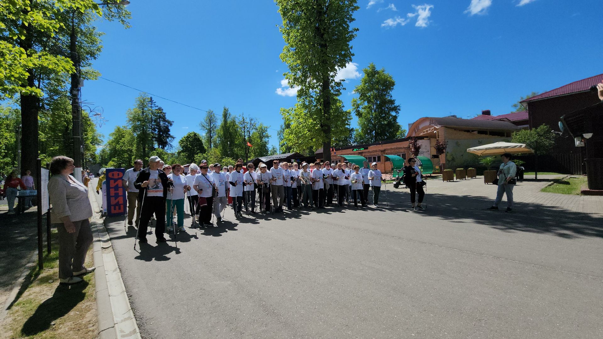 павловский посад, городской округ Павловский Посад, люди, активное долголетие, северная ходьба, спорт,