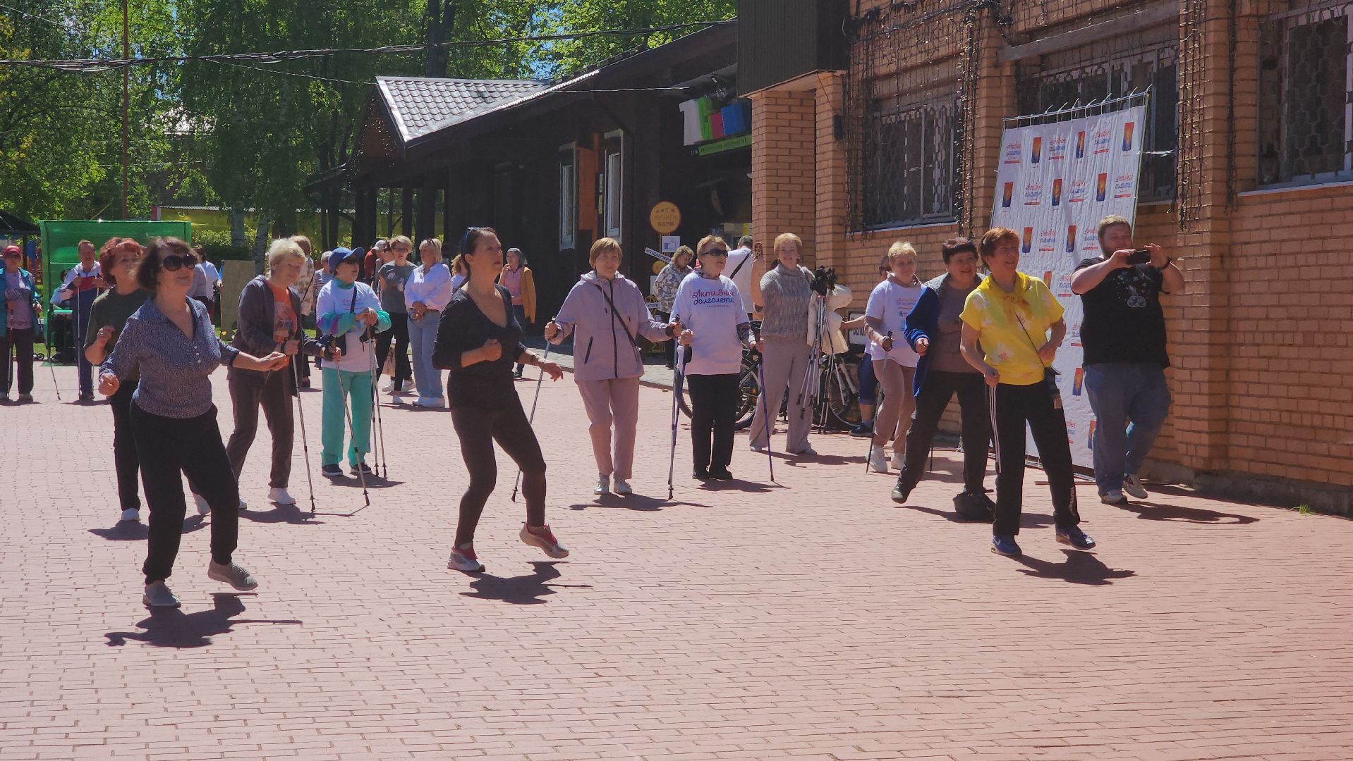 павловский посад, городской округ Павловский Посад, люди, активное долголетие, северная ходьба, спорт,