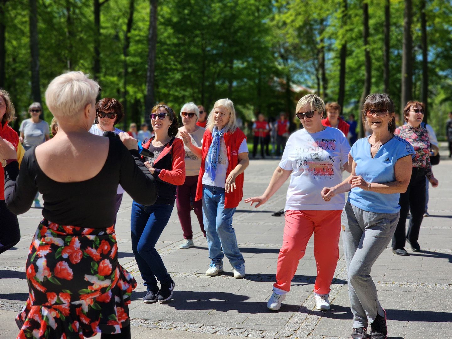 воскресенск, скандинавская ходьба, активное долголетие, парк кривякино,