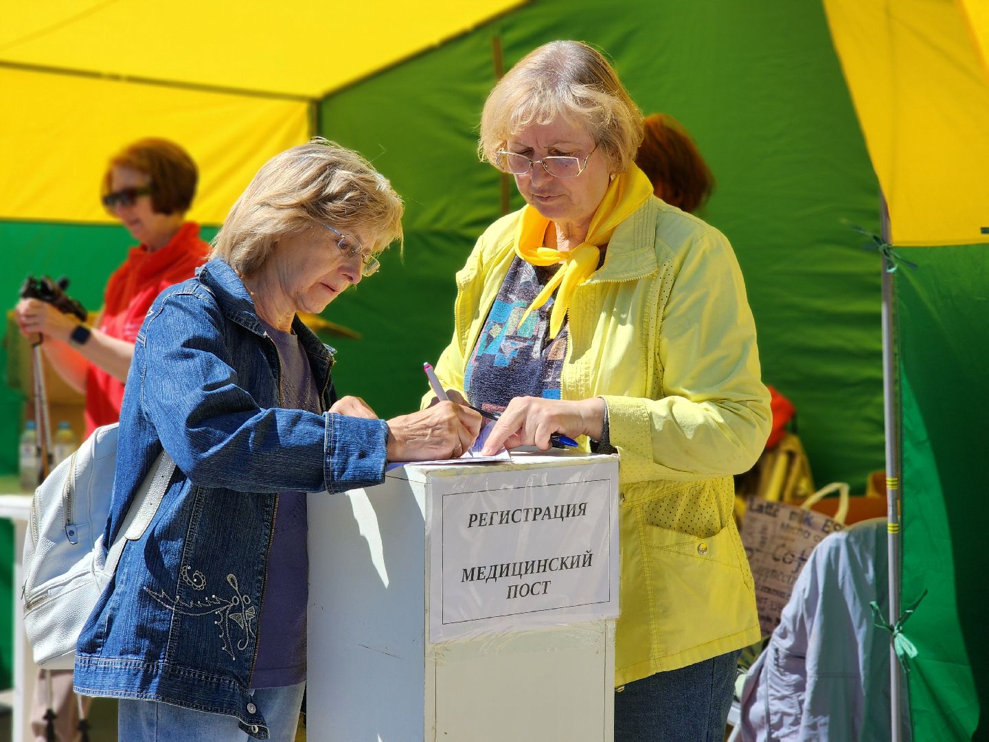 воскресенск, скандинавская ходьба, активное долголетие, парк кривякино,
