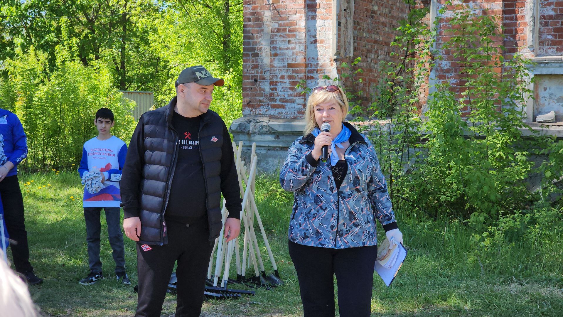 субботник, благоустройство, усадьба Четвериковых, Лосино-Петровский,