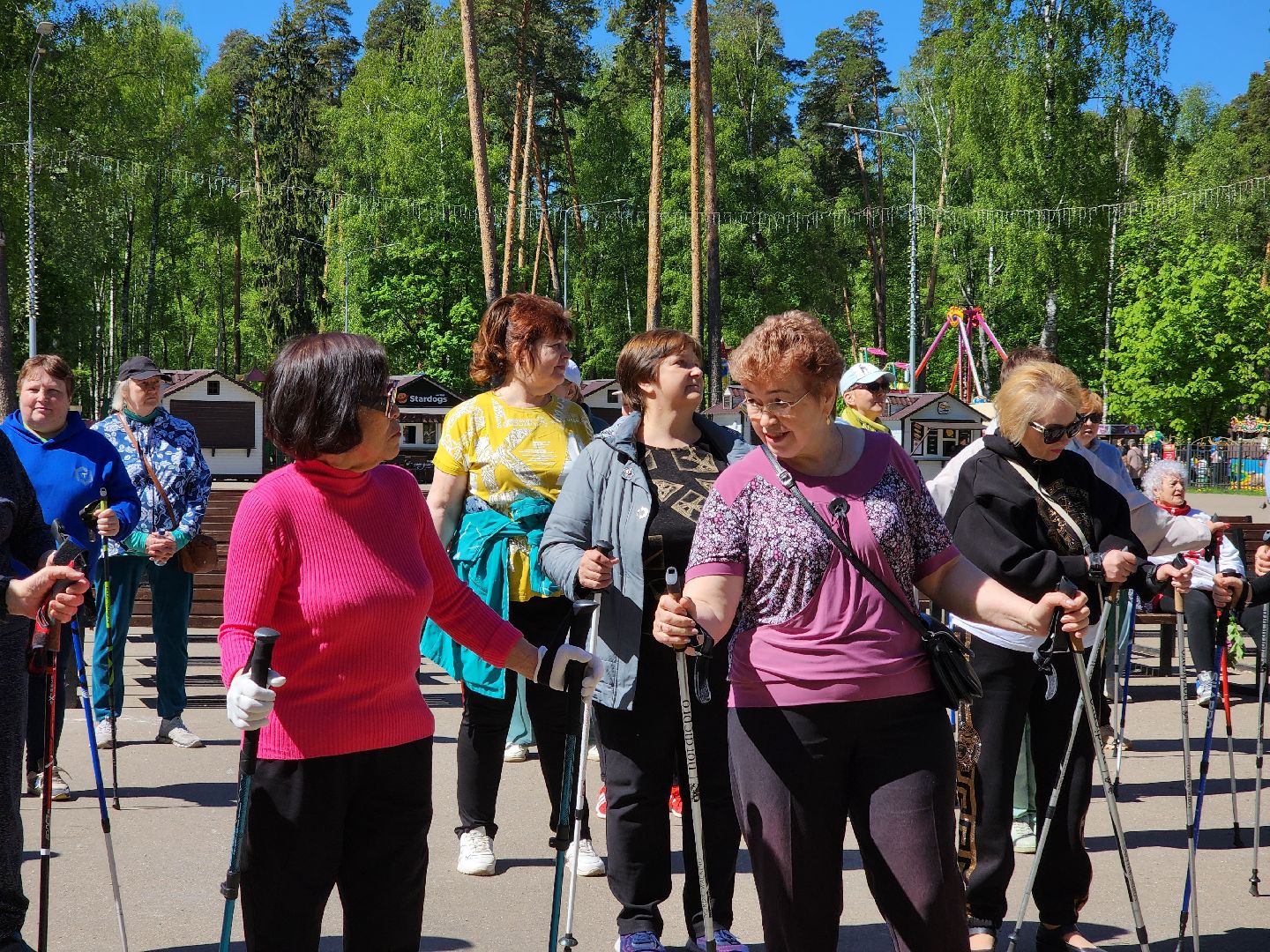 Ногинск, Авктивное долголетие, Общество, Жители, Марафон, скандинавская ходьба, марафон по скандинавской ходьбе,