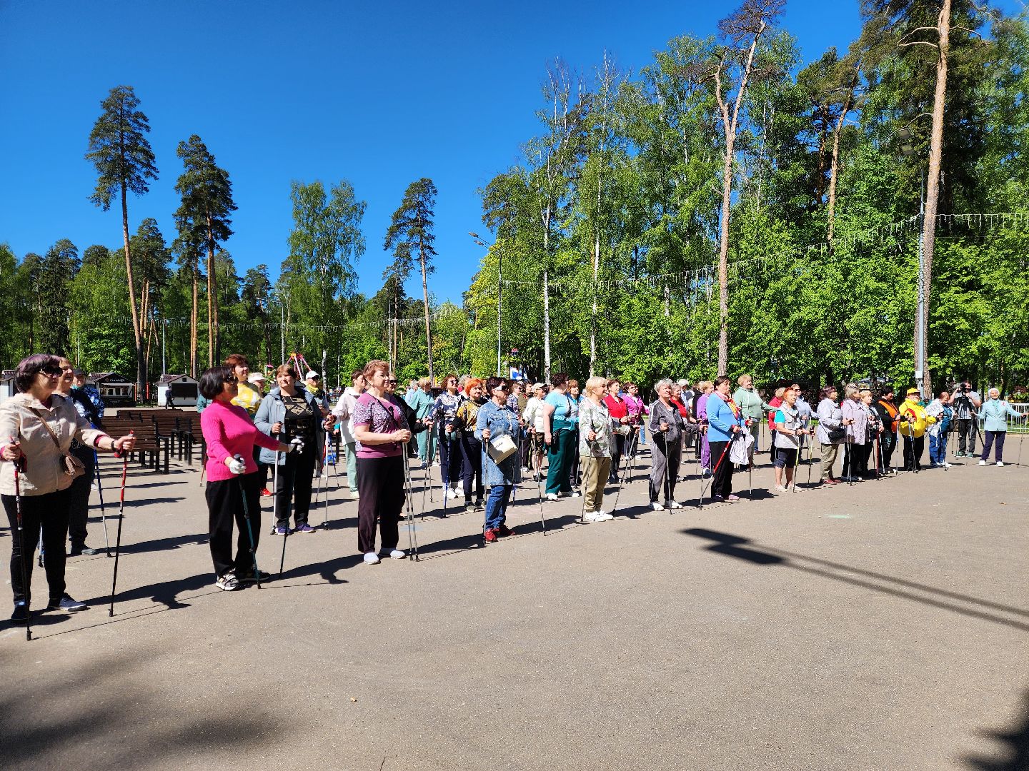 Ногинск, Авктивное долголетие, Общество, Жители, Марафон, скандинавская ходьба, марафон по скандинавской ходьбе,