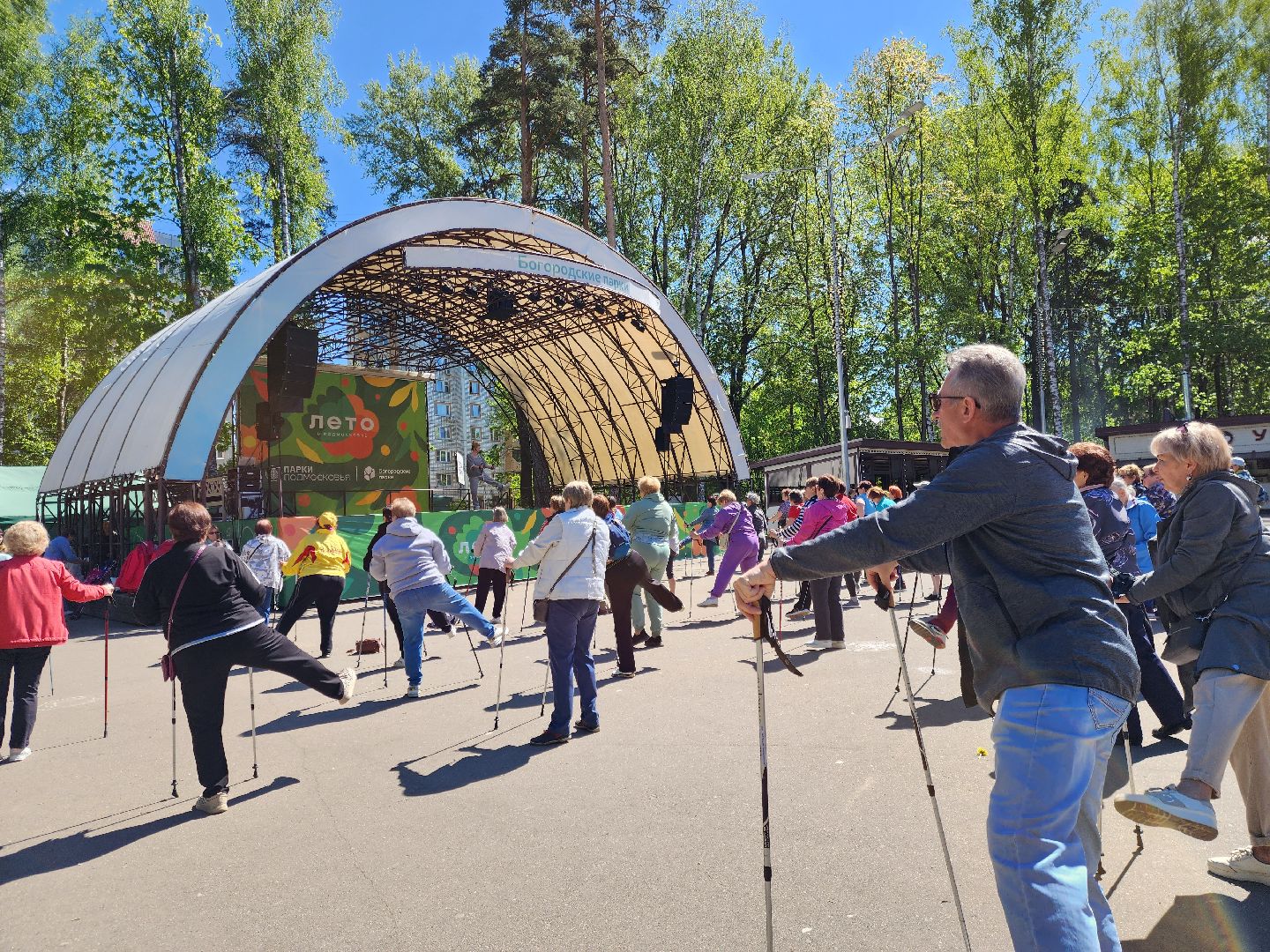 Ногинск, Авктивное долголетие, Общество, Жители, Марафон, скандинавская ходьба, марафон по скандинавской ходьбе,