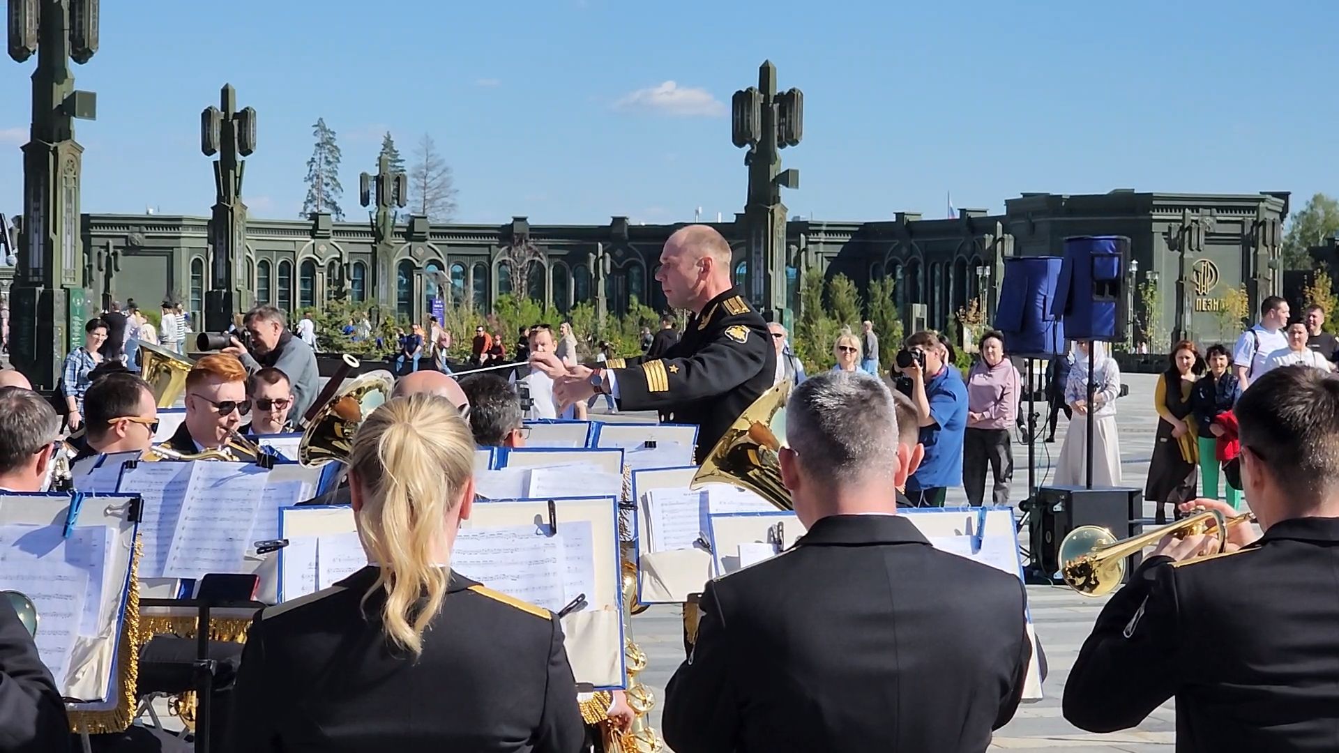 одинцово, парк патриот, главный храм вооружнных сил России, военный оркестр, фестиваль,