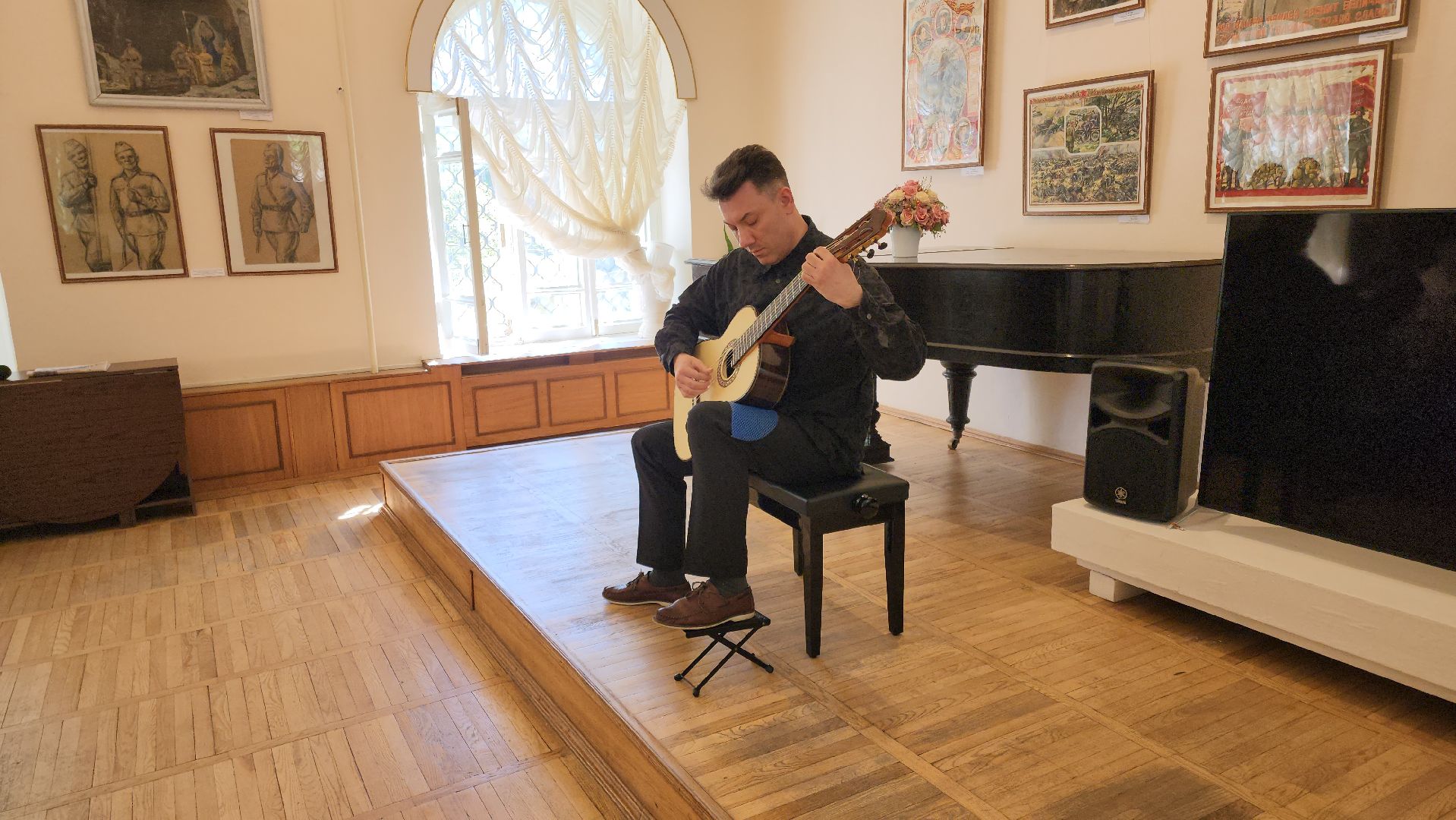 кашира, краеведческий музей, ночь в музее, классическая гитара, концерт, владислав домогацкий,