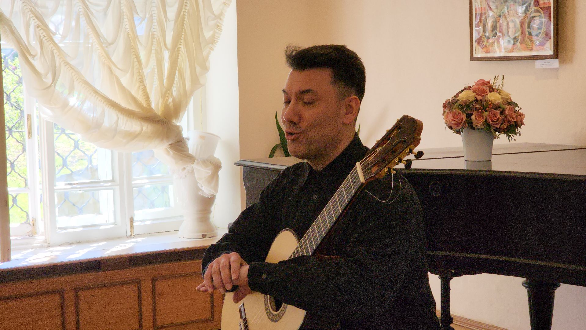 кашира, краеведческий музей, ночь в музее, классическая гитара, концерт, владислав домогацкий,