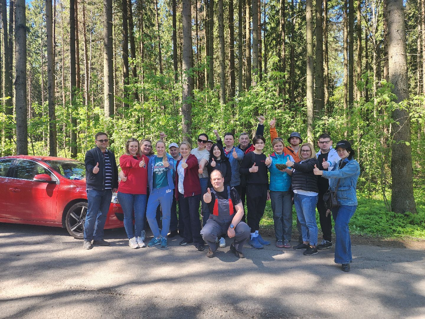 высадка деревьев, экологическая акция,