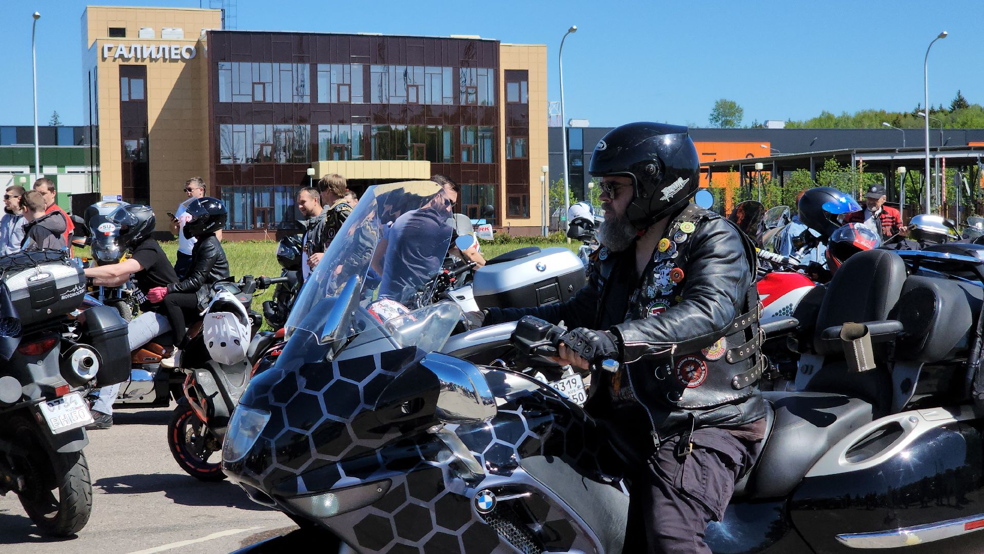 Мотосезон, Мотоциклисты, Дубна, Открытие сезона, Транспорт,