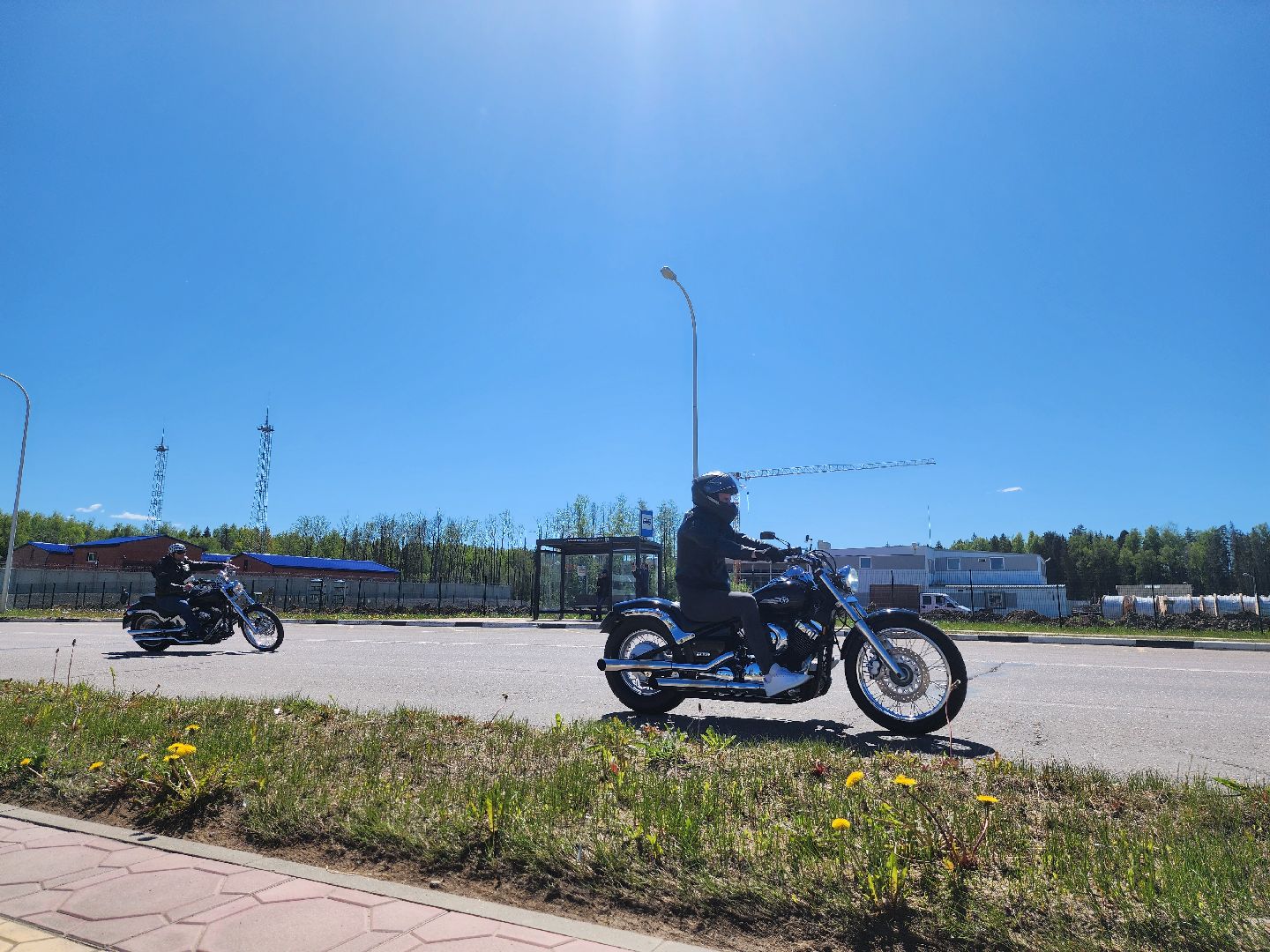 Мотосезон, Мотоциклисты, Дубна, Открытие сезона, Транспорт,