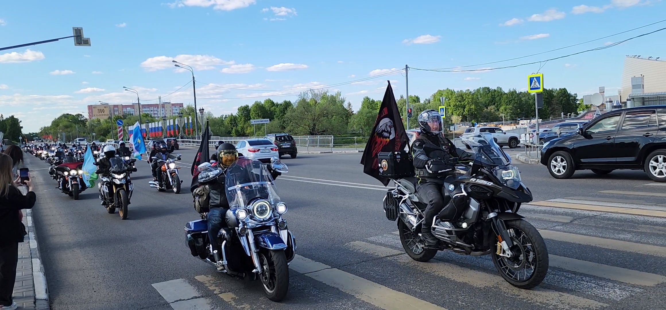 Коломна, открытие мотосезона, мотоциклисты,