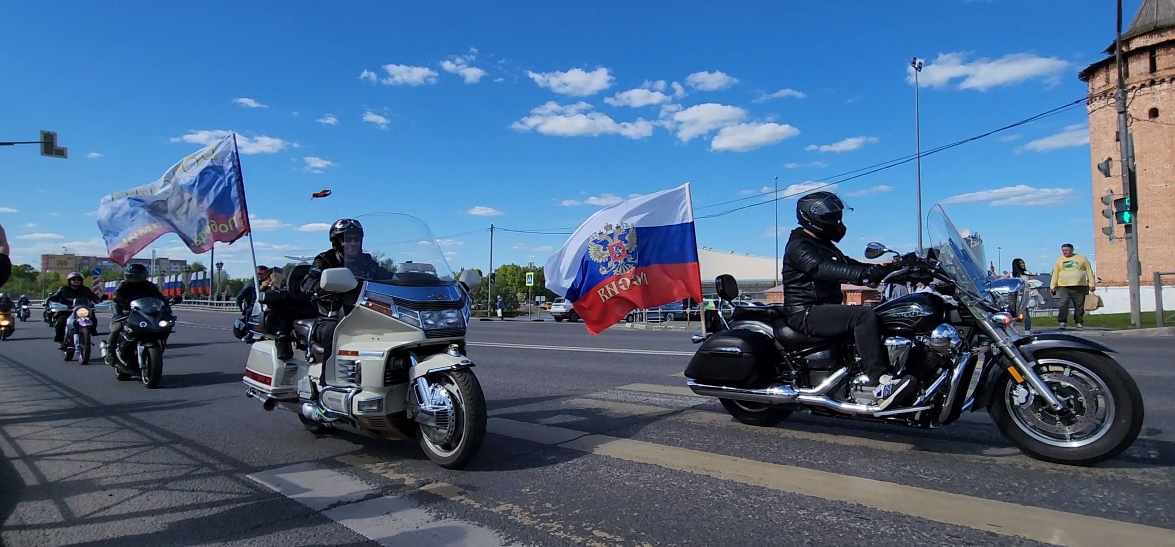 Коломна, открытие мотосезона, мотоциклисты,