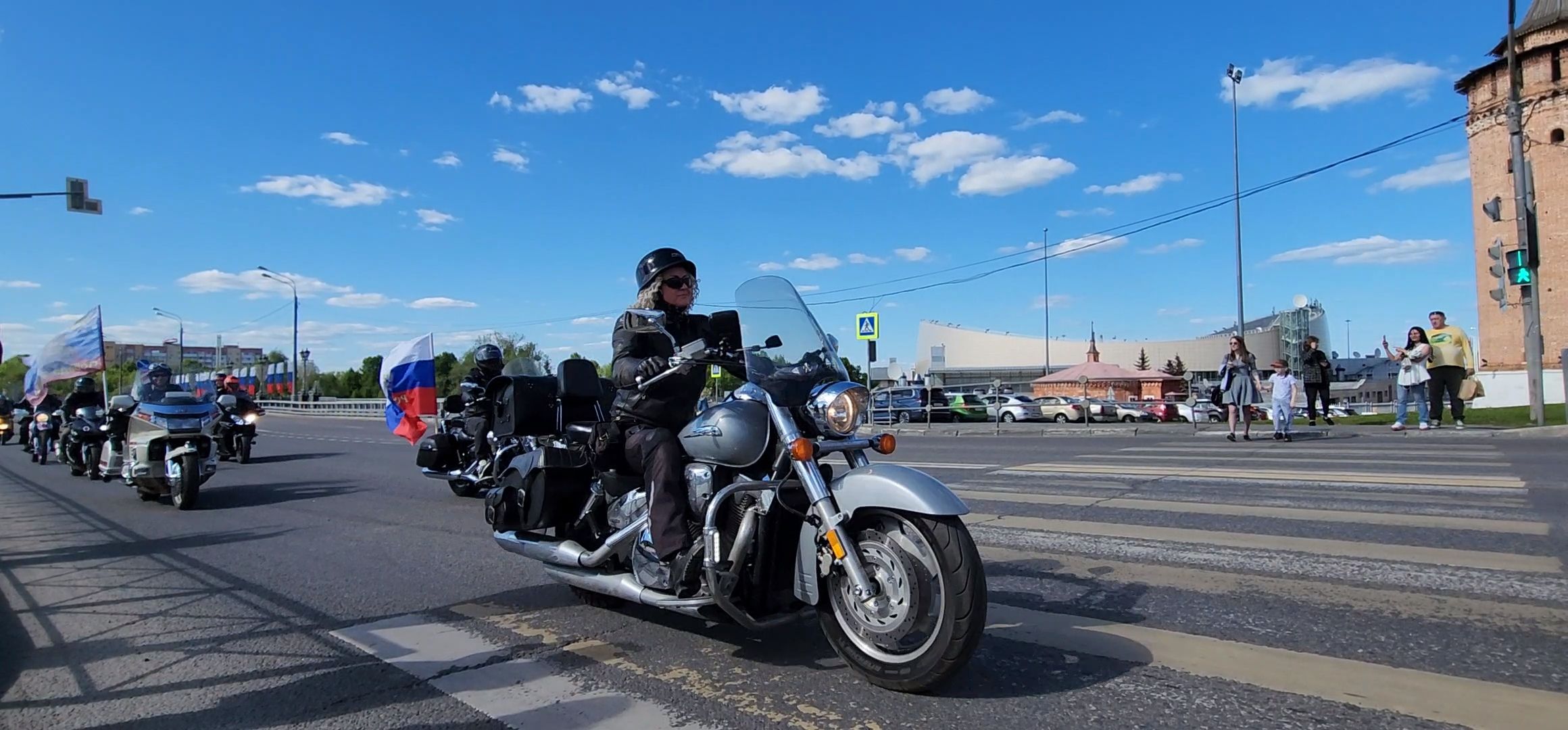 Коломна, открытие мотосезона, мотоциклисты,