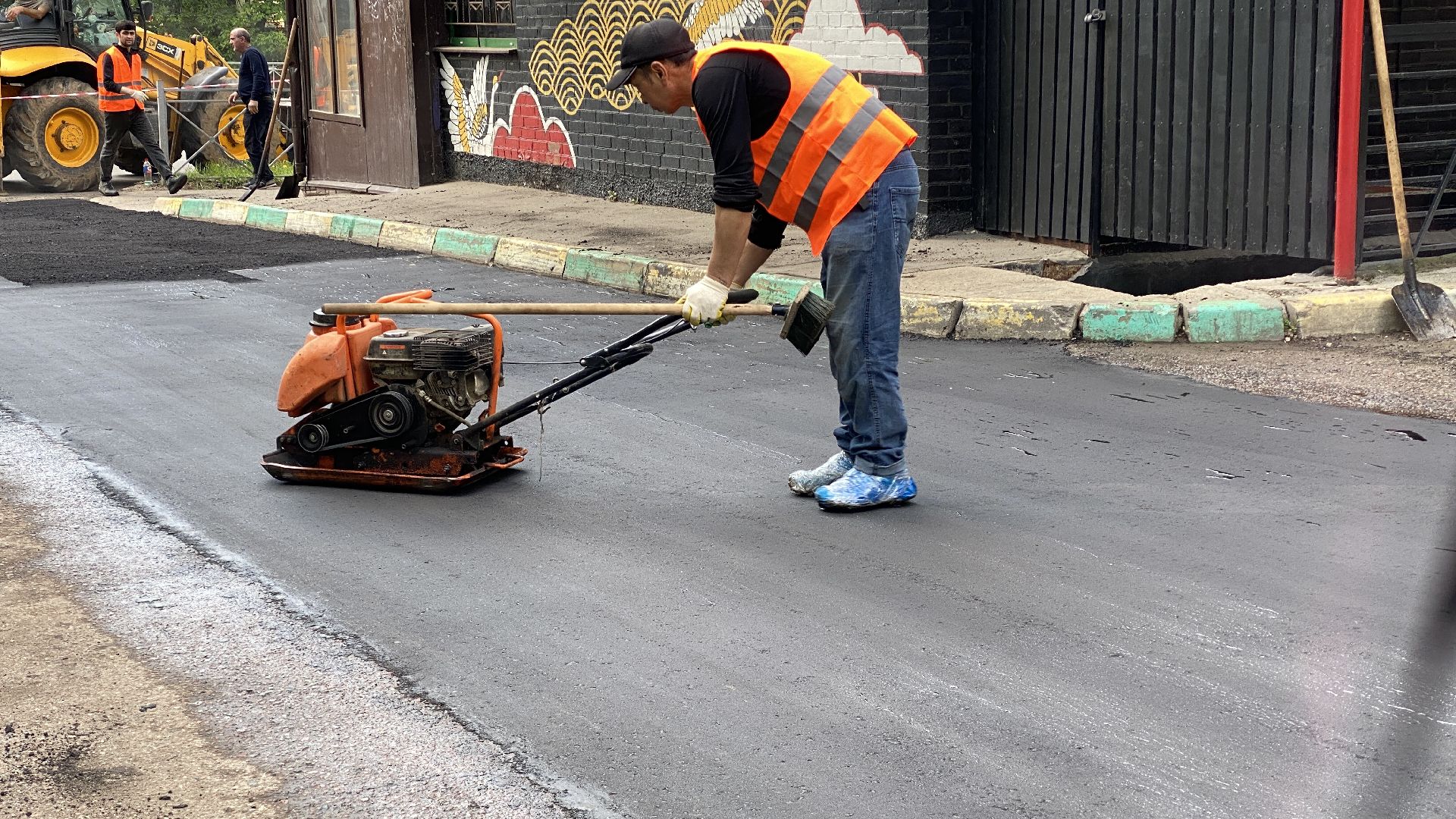 ямочный ремонт, дороги подмосковья, благоустройство 2024, ремонт дорог во дворах, новый асфальт,