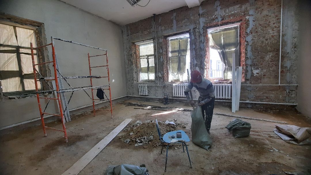 Верея, капитальный ремонт, Наро-Фоминск, начальная школа, своды Монье