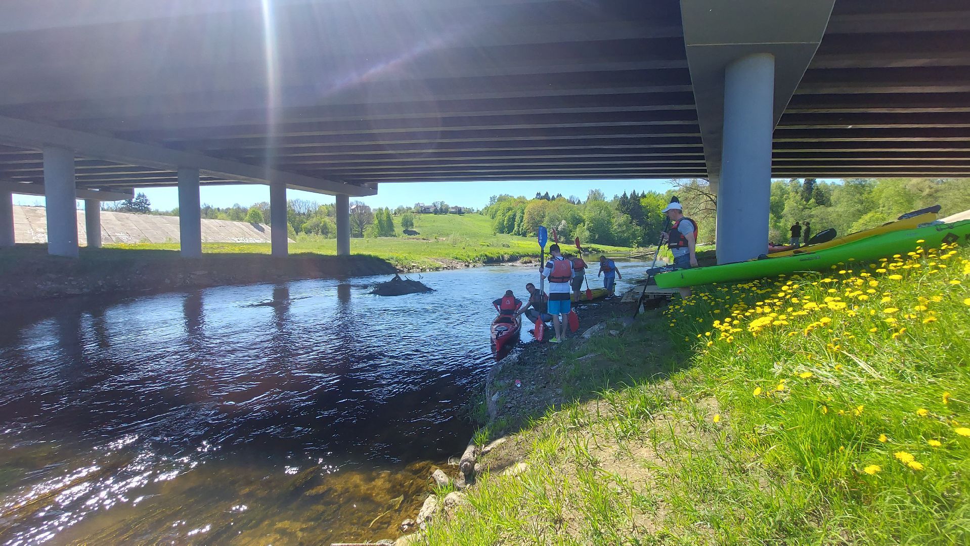 туризм, сплав на каяках, река истра, отдых на природе,